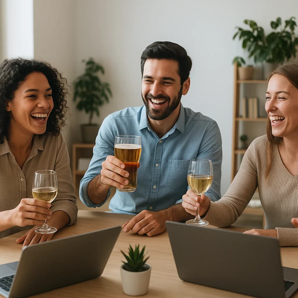 Happy hour virtual: guia completo para engajamento e team building